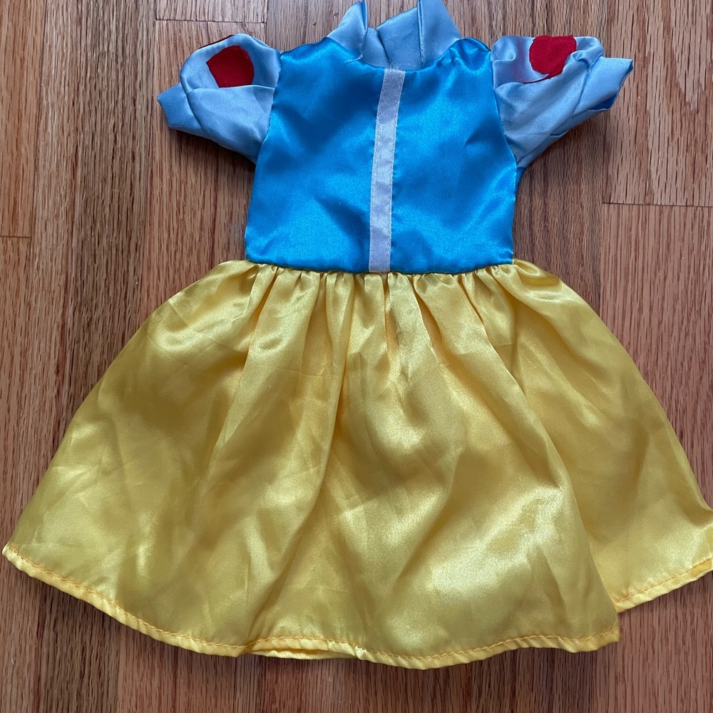 Snow princess inspired dress for 18” doll